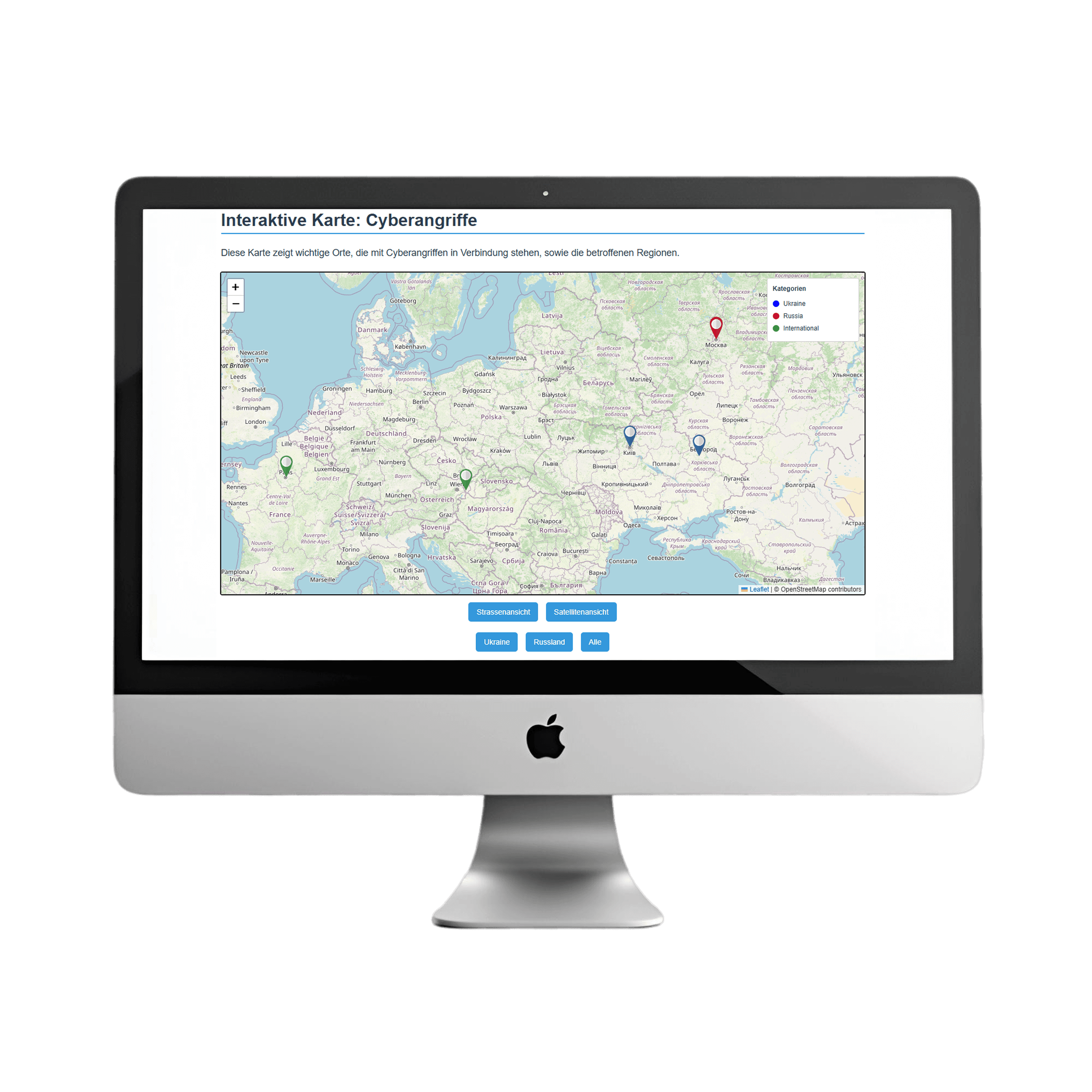 Cyberattacks Mockup